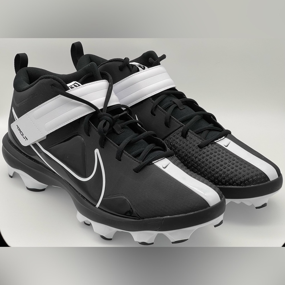 Nike Force Trout 7 Pro MCS Baseball Cleats Black Men's Size 15 CT0828-005 NEW